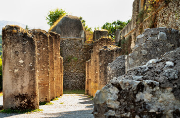 Fototapeta na wymiar Sermoneta , Italy , Bastione San Sebastiano