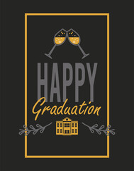 happy graduation invitation