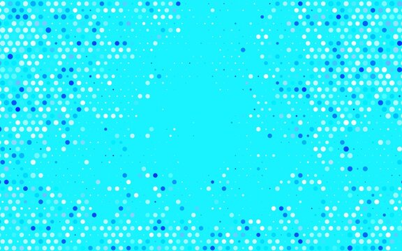 Light BLUE vector Illustration with set of shining colorful abstract circles.