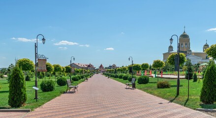 Alexander Nevsky Park in Bender, Moldova