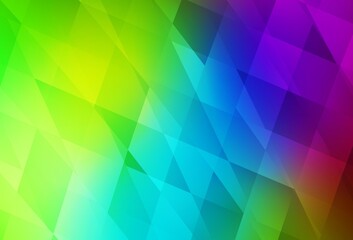 Dark Multicolor vector background with rectangles.