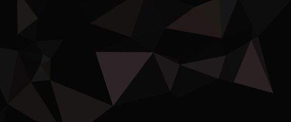Fototapeta premium Minimalist origami look-alike low poly background. Geometric triangle low poly seamless background design concept.
