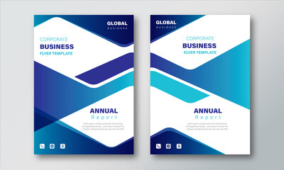 Annual Report Layout Design Template. Corporate Business flyer Background,  Catalog, Cover, Booklet, Brochure, Magazine, Poster, Corporate Presentation, Portfolio, Banner, Web, Design Concept Idea.