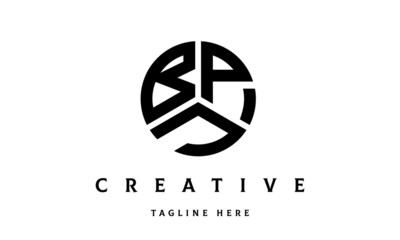 BPJ creative circle three letter logo