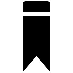 bookmark icon on white background