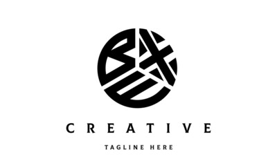 BXE creative circle three letter logo