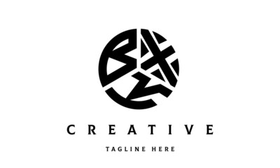 BXK creative circle three letter logo