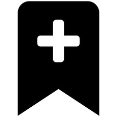 Obraz premium bookmark icon on white background