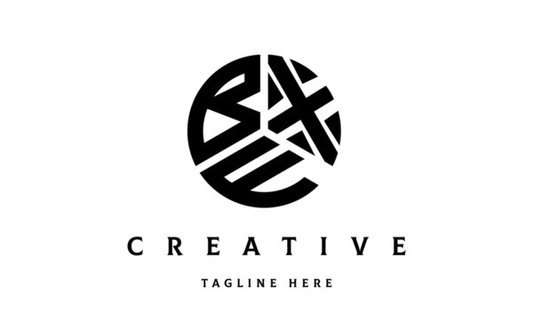 BXF creative circle three letter logo