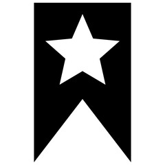 bookmark icon on white background