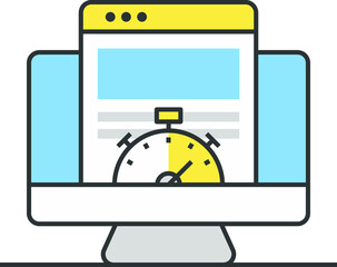 this is a web optimization icon illustration