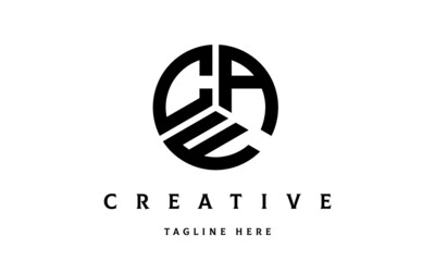 CAF creative circle three letter logo