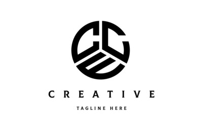 CCE creative circle three letter logo