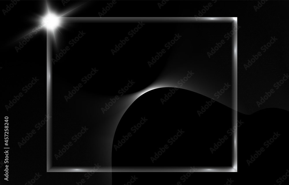Poster abstract background with bright light effects for vector illustration.