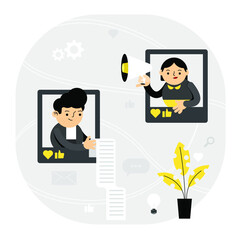 Communicate and exchange information online