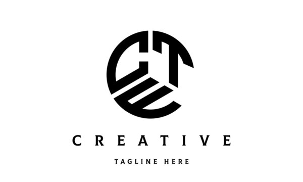 CTF creative circle three letter logo