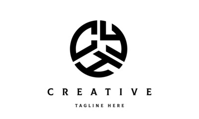 CYH creative circle three letter logo