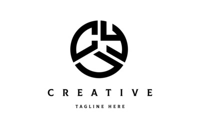 CYU creative circle three letter logo