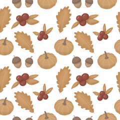 Autumn seamless pattern 