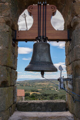 Obraz premium Aceituna church bell, Extremadura, Spain