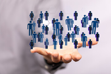 Business and communications group digital