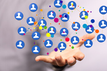 internet net and data digital concept