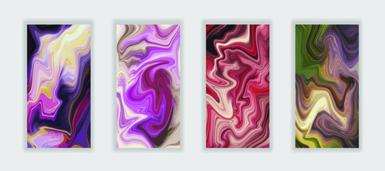 Mixed colors abstract painting. Modern abstract background for wallpaper cover, poster. Graphic template for your design