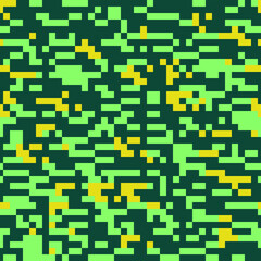 Pixel camouflage. Tetris. Vector print.