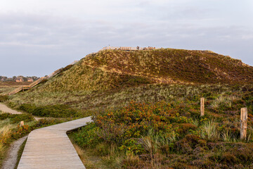 Uwe-Düne - highest elevation on the island Sylt (Germany).