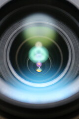 綺麗なカメラのレンズ