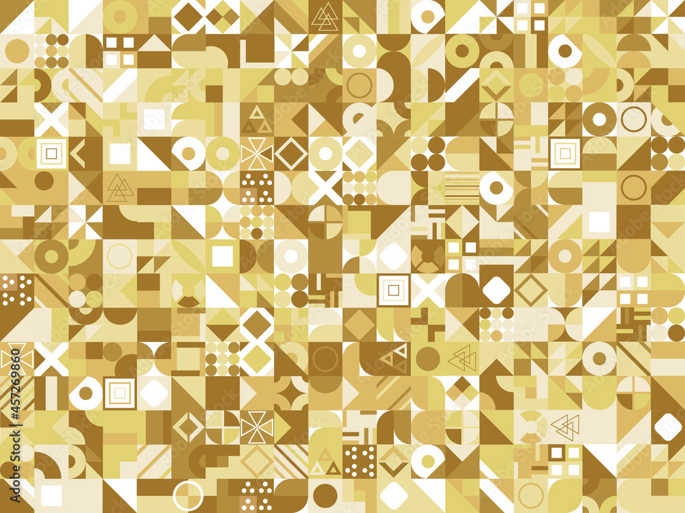 Poster modern abstract geometric pattern with different shapes. abstract texture background for cover poste