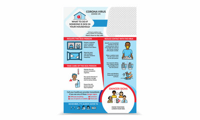 Download Covid-19 Alert Flyer Design Free