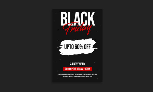 Black Friday Sale Flyer Design Template
