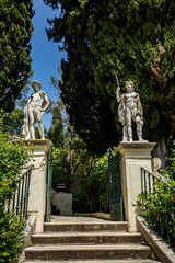 Obraz premium Street view, Corfu, Kerkira, Greece