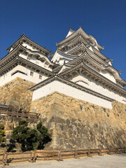 姫路城は日本の有名な世界遺産