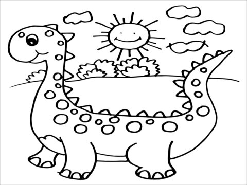 DINOSAUR COLORING PAGE,ANIMAL T SHIRT DESIGN,DINOSAUR HALLOWEEN COLORING PAGE,NATURAL PICTURE COLORING PAGE,