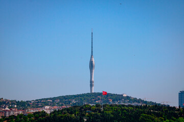 Camlica Radio-TV tower in Istanbul