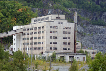 Abandoned asbestos mine in Vermont