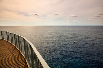 Obraz premium Beautiful landscape with a sea shore on the island of Palma De Mallorca.