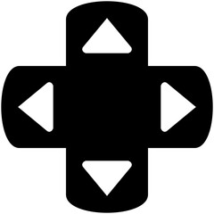 controller icon on white background