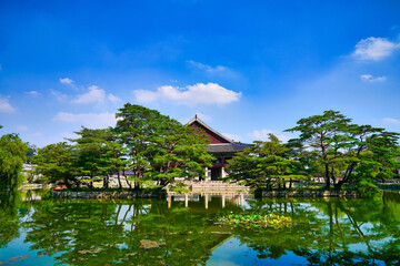 Fototapeta na wymiar Korea's Joseon Dynasty Palace - Gyeonghoeru Pavilion