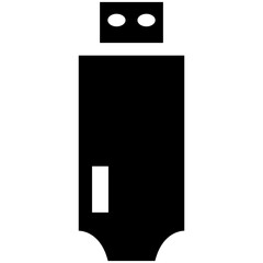 Flashdisk icon on white background