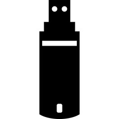 Flashdisk icon on white background