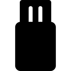 Flashdisk icon on white background