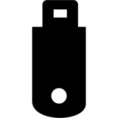 Flashdisk icon on white background
