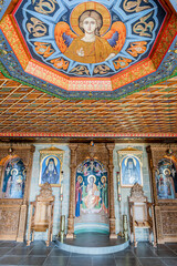 Obraz premium Intérieur du Monastère de Varlaam dans les Météores