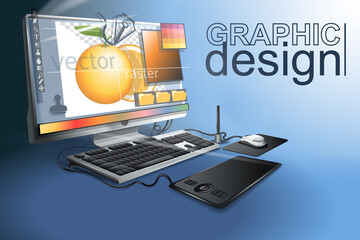 Graphic Design is the work of professional artists online and not only, remote work and ordering a specialist.