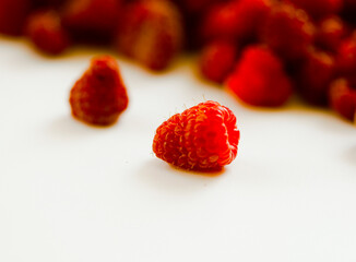 Fruits. Background. Berries. Raspberries.