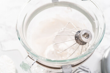 Unicorn meringue cookies