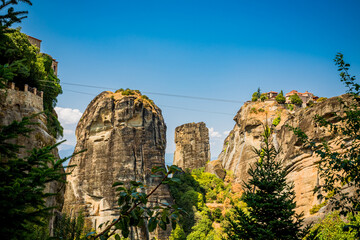 Le Monast&egrave;re de Grand M&eacute;t&eacute;ore dans les M&eacute;t&eacute;ores